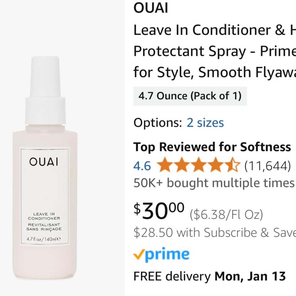 QUAI Leave in conditioner